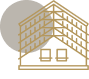house icon with roof